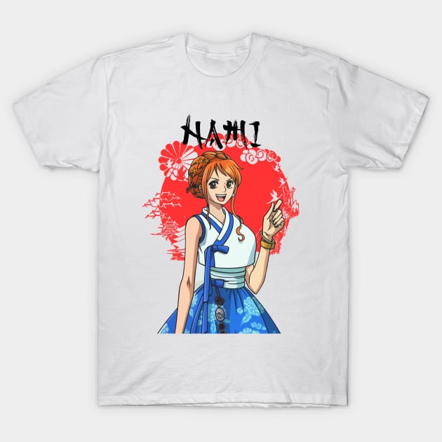 Nami One Piece Fashion T-Shirt by KDungUniversal